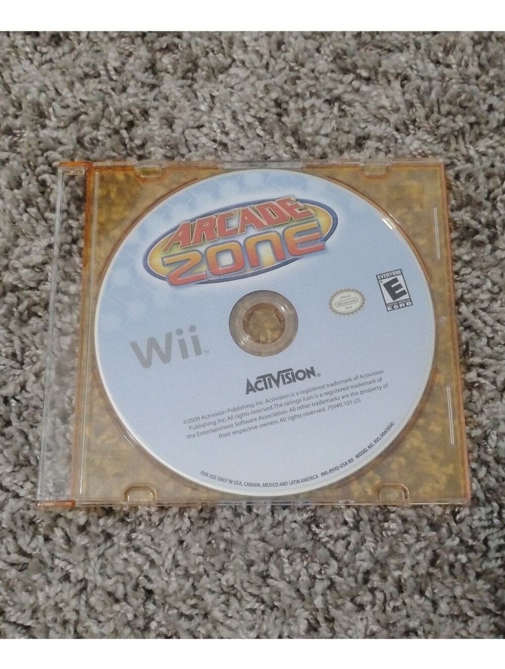 Arcade Zone (Nintendo Wii) - Authentic Game Disc & Protective Jewel Case